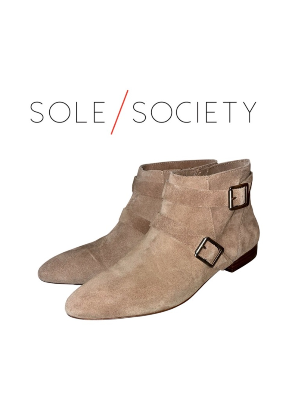 SOLE SOCIETY So-Melessie Suede Booties